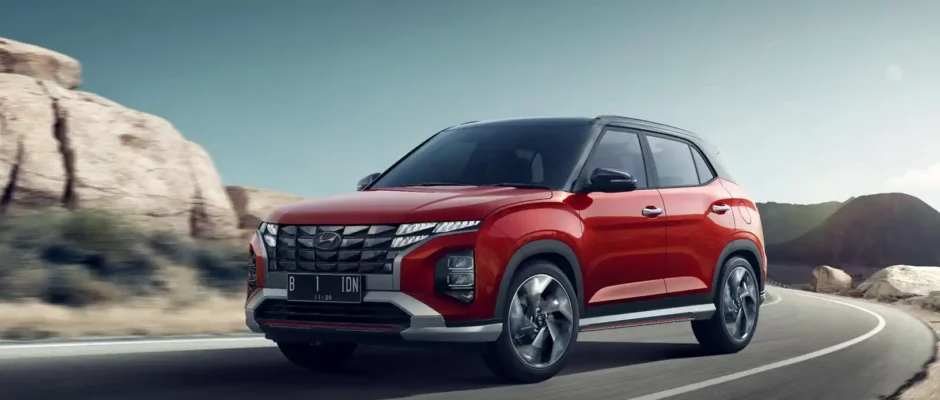 hyundai creta merah